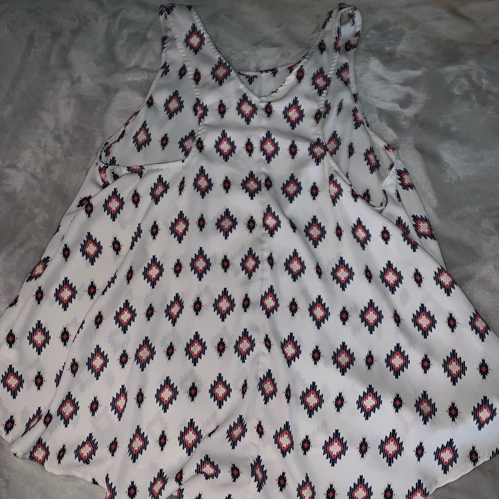 Aztec Pattern Tank Top - Picture 2 of 3